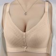 thumbnail image 2 of XZNGL Fashion Comfortable Womans Lace Beauty Back Solid Strap Wrap Plus Size Bra, 2 of 4