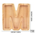 thumbnail image 3 of WRKEKC Clearance Personalized Wooden Name Money Box Wooden Deposit Box Twenty Six English Letters, 3 of 5