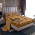 thumbnail image 1 of Erosebridal Ensemble de Draps Cowboy Simple, Ensemble de Literie Cheval Rustique Taille Simple, Décor Sud-Ouest 3 Pcs, 1 of 6