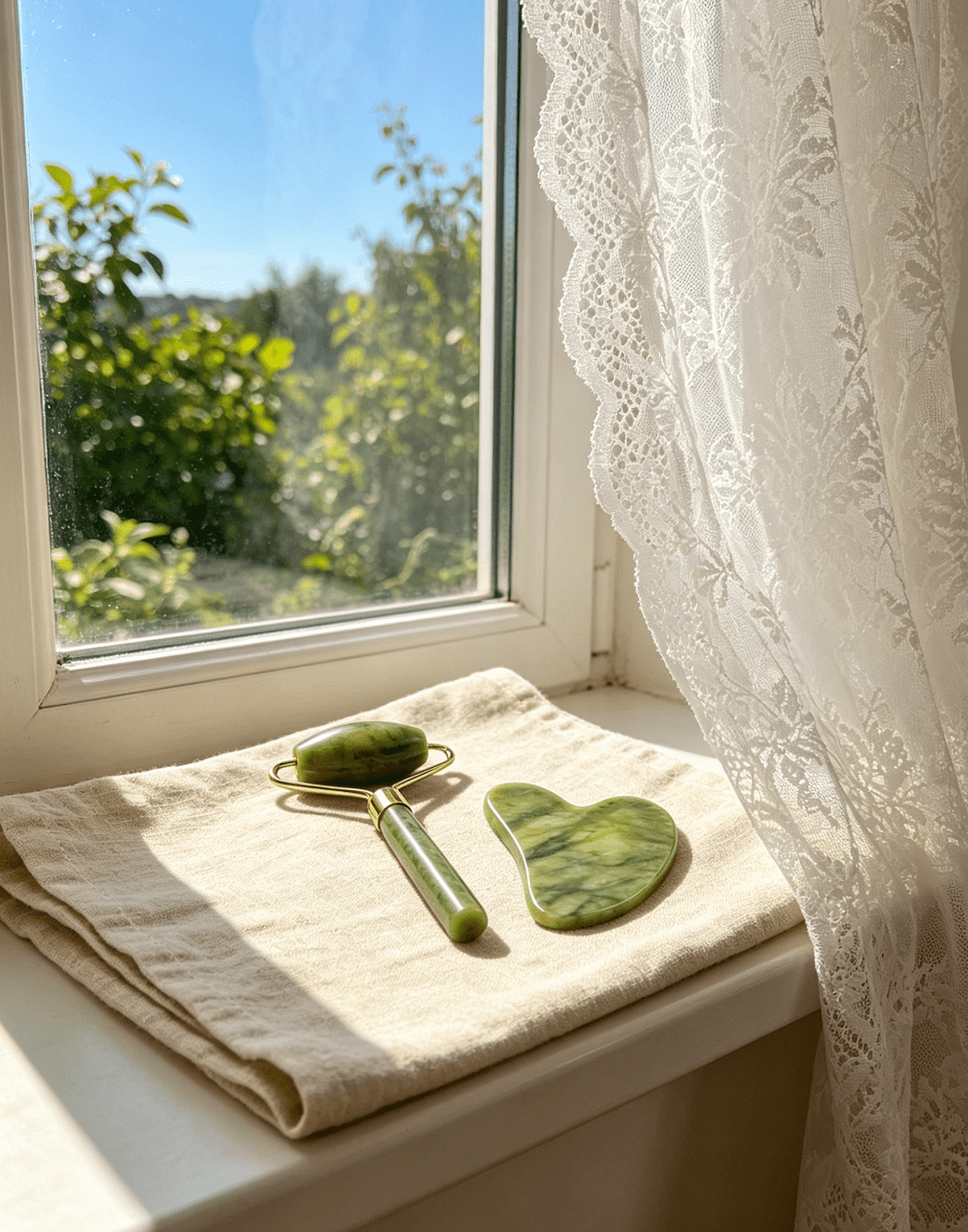 Rouleau de jade et Gua Sha marque RCC haut de gamme, anti-gonflement anti-rides, cadeau soin visage mixte