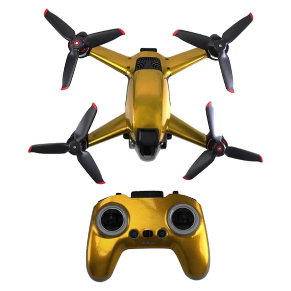 lionlar Drone Wrap Skin Decal Kit Night for FPV DIY Accessory Golden