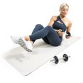 thumbnail image 1 of PRCTZ 5mm TPE Yoga Mat, Anti-Slip Fitness Workout Mat, off White, 1 of 11