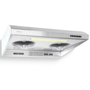Pacific PW2300HAS 30" Sous le capot du Cabinet, 900 CFM, Acier inoxydable, 6-Speed, LED Éclairage, nettoyage automatique de la chaleur
