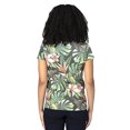 thumbnail image 2 of T-Shirt à Manches Courtes Col en V pour Femmes - JUNGLE Tropicale - 2TG, 2 of 3