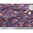 thumbnail image 3 of Soimoi Coton Tissu Imprimé Floral & Check par la Cour 56 Pouces de Large, 3 of 5