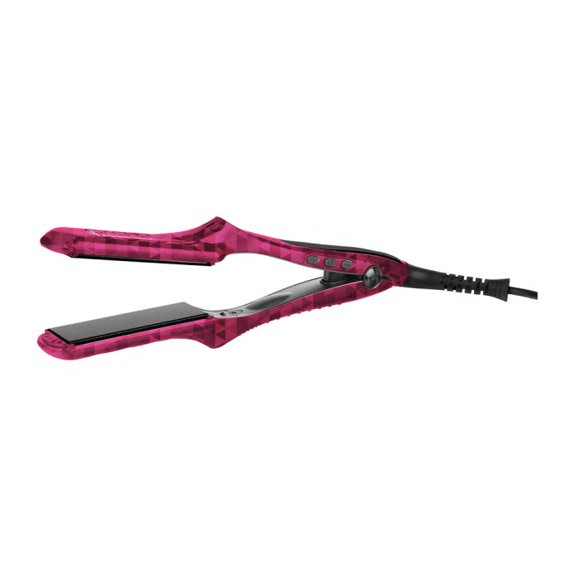 Hair Treats Moda Motif Titanium Plates Flat Iron Pink