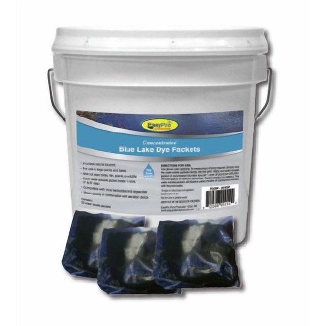 EasyPro Pond Products PD20P Teinture de Bassin Agricole Bleue Concentrée (Lot de 20)
