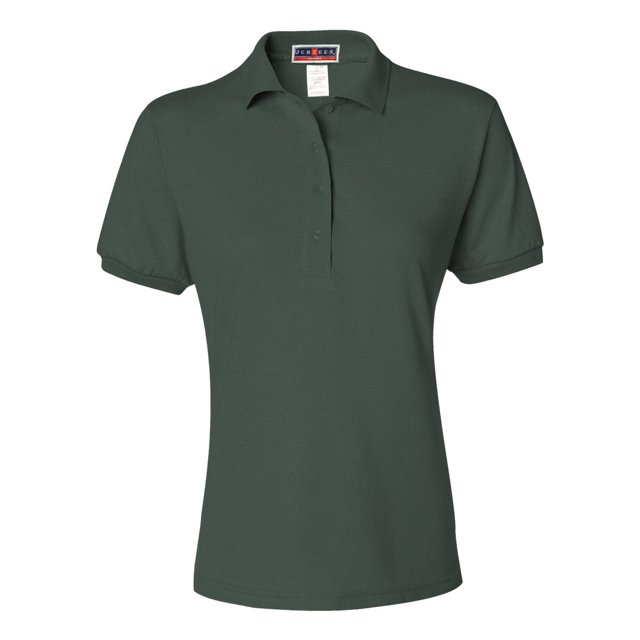 Jerzees Women Spotshield Polo Neck