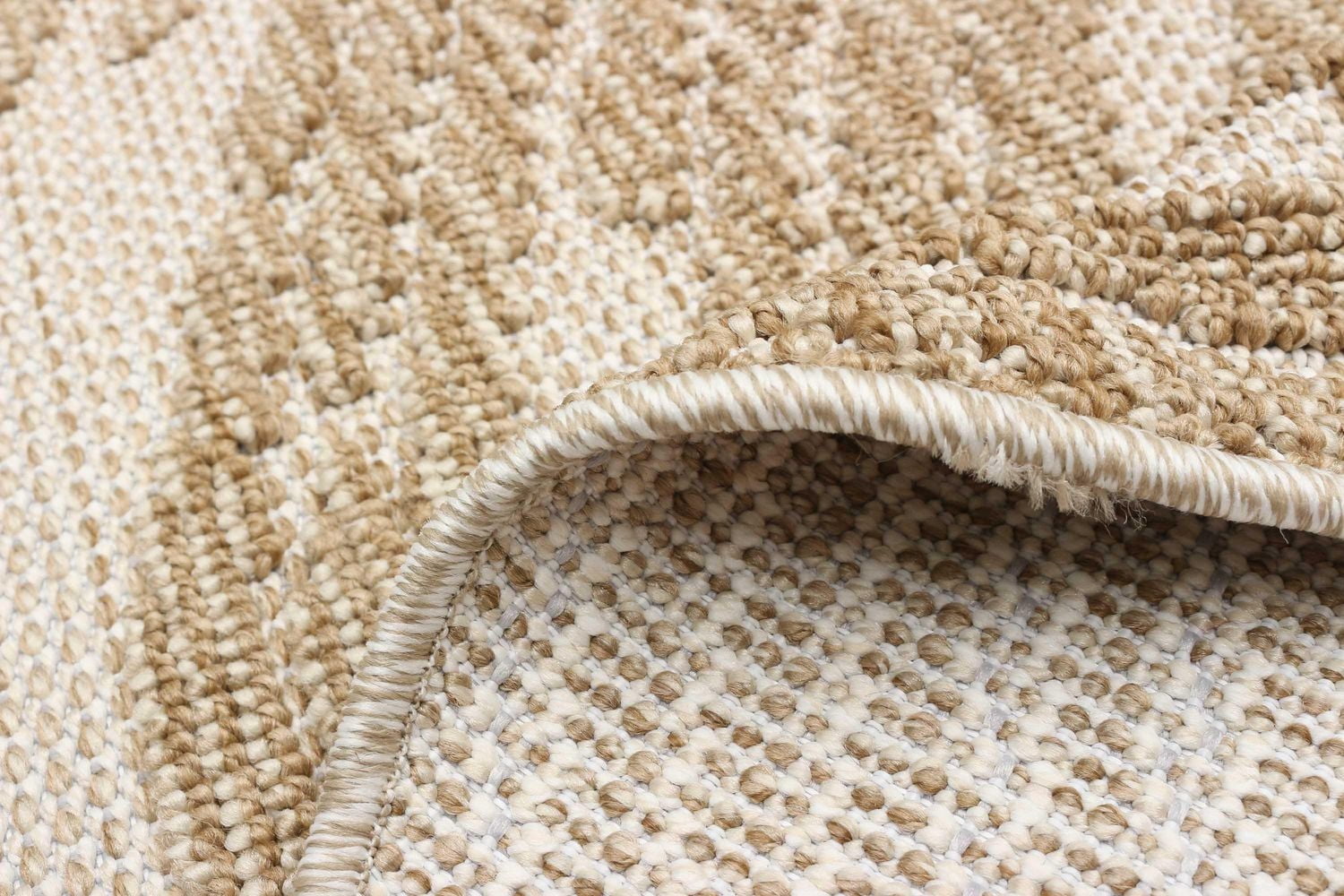ECARPET Jute Style Area Rug for Bedroom, Living Room