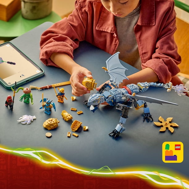 【ryuryu】4枚セット LEGO NINJAGO Ninja Dragon Riyu's Battle Building Toy for Boys