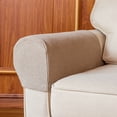 thumbnail image 1 of 2Pcs Sofa Arm Protector Anti-Slip High Elastic Polyester Simple to Install Armrest Covers Household Supplies, 1 of 7
