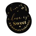 thumbnail image 1 of Inkdotpot 100 Pack Love Is Sweet Wedding Favor Paper Tags Craft Real Gold Foil Hang Tags, 1 of 1