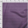 thumbnail image 2 of oneOone Cotton Silk Fabric Hand Drawn Curve Block Printed Fabric 1 Yard 42 Inch Wide, 2 of 4