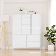 Cherish 15 Drawers Dresser for Bedroom, Tall Dresser & Chests of Drawers, Space-Saving Fabric Storage Dressers for Closet, Hallway, Living Room