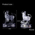 thumbnail image 3 of IROINID Casse-Tête en Cristal 3D Scie Gigogne Clair Douze 12 Constellations Astrologie Flash Lumière DEL, 3 of 3