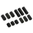 thumbnail image 3 of Écrou de Vis 100pcs M2 M3 M4 Plastique Nylon Hexagonal Femelle Mâle Femelle Entretoise Tête Ronde Vis Écrou, 3 of 6