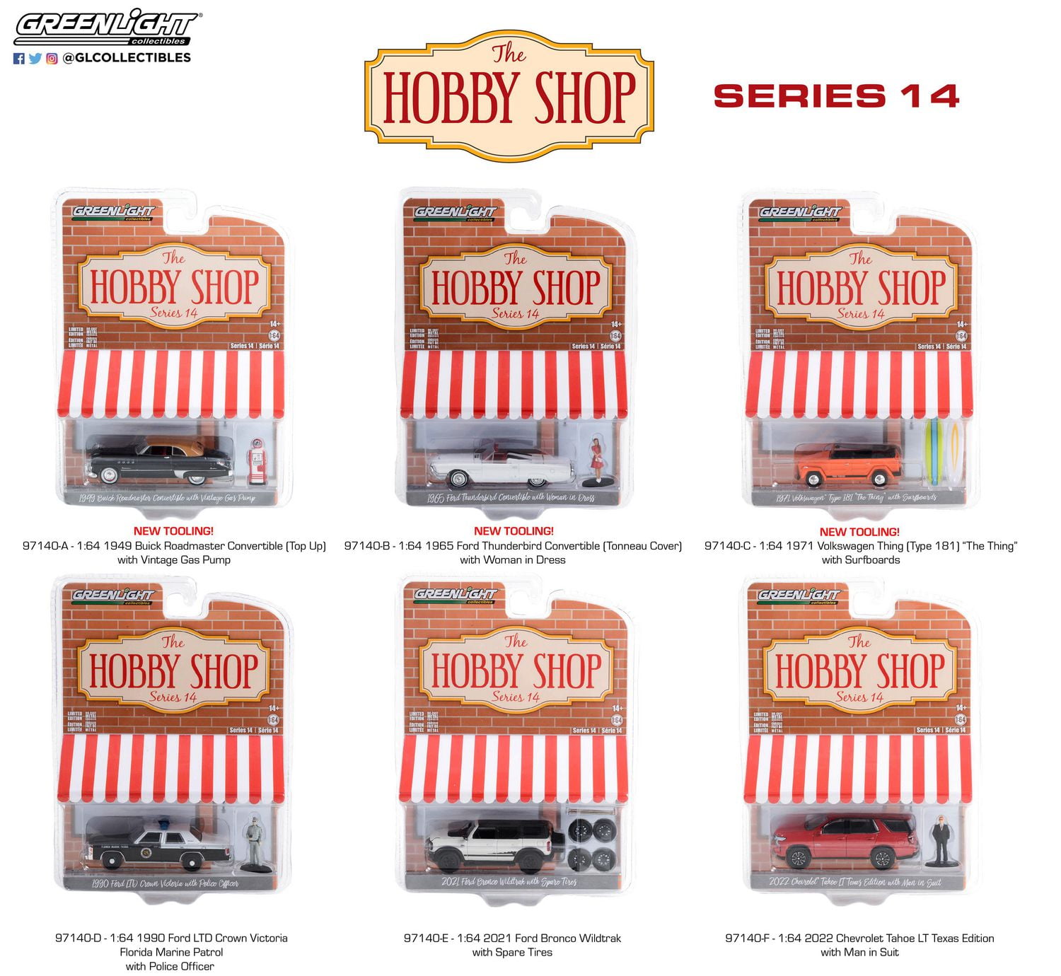 GreenLight 1:64 The Hobby Shop Jouet Véhicules Série 14
