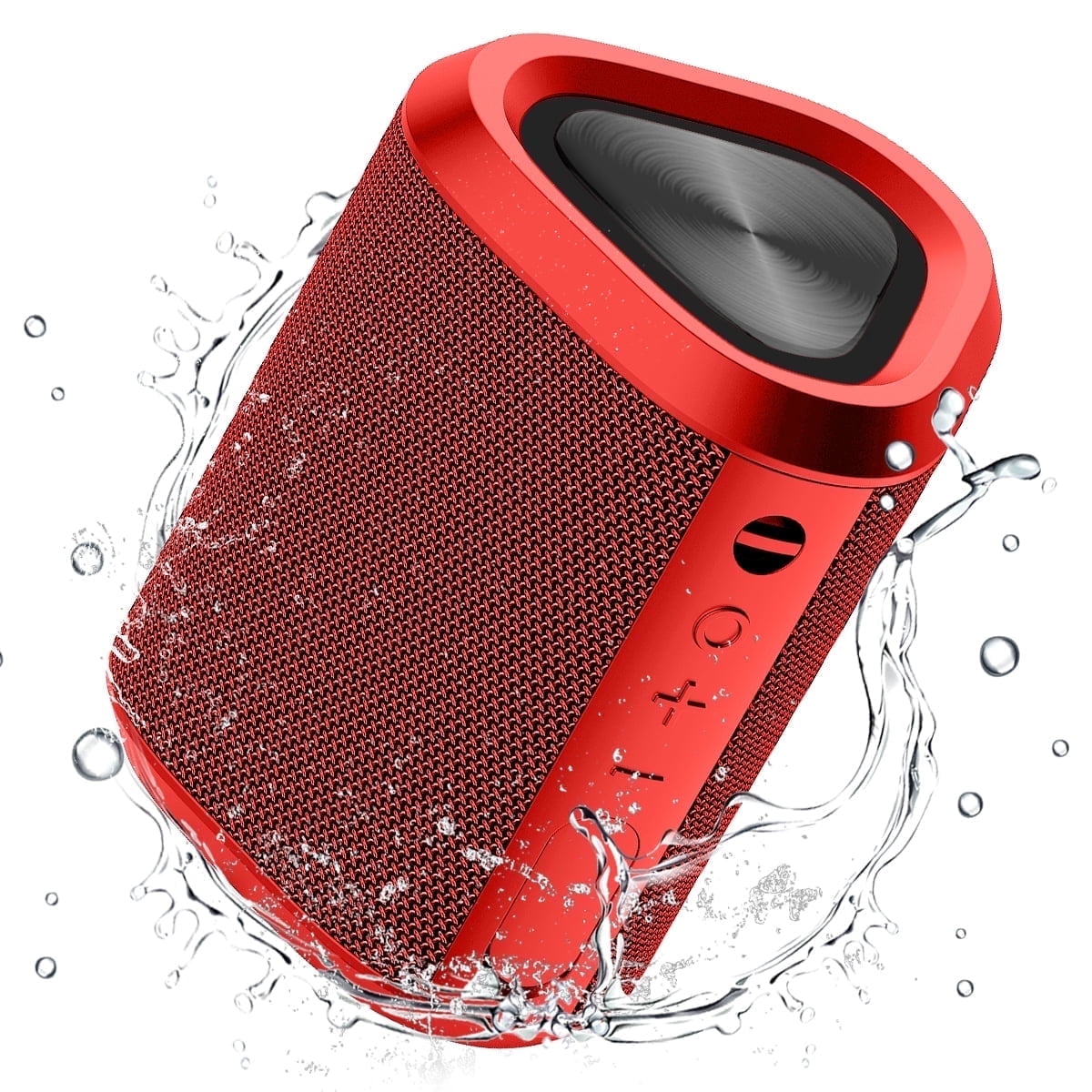 Bluetooth Speaker, 24H Playtime Portable Wireless Bluetooth 5.0 Speaker with Stereo Bass, up to 100 ft Bluetooth Range, IPX7 Waterproof Mini Bluetooth Speaker