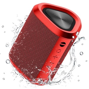 Haut-parleur Bluetooth, 24H Temps de lecture Bluetooth sans fil portable 5.0 Haut-parleur avec Stereo Bass, jusqu'à 100 ft Plage Bluetooth, IPX7 imperméable Mini Haut-parleur Bluetooth