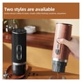 thumbnail image 4 of Machine à Espresso Électrique Portable Sans Fil, Mini Cafetière Chauffante avec Bac 3-en-1 pour Poudre de Café/capsule N/capsule DG, VR, Randonnée, Bureau, 4 of 4