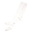 thumbnail image 1 of Le Chic Girl's Tights with Bows White, Sizes 3-14 - 10/140, 1 of 1