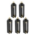 thumbnail image 3 of 5 Pcs Support de Pile Rectangulaire Compact en Abs pour Pièces de Lampe de Poche de Voyage, 3 of 8