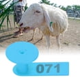 thumbnail image 4 of Ear Tag Label, Frost-resistant Numbered Ear Tag, Cold-resistant Livestock Accessory For Sheep Breeding Stocks Livestock Meat Quarantine Blue, 4 of 8