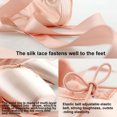 thumbnail image 4 of Professional Women Ballet Practice Pointe Flat Sole Dance Shoes with Ribbons, 4 of 7
