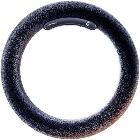 38cm Wireless Heated Steering Wheel Cover, Fast Graphene Heating, Anti-Slip, USB Rechargeable, 5 Seconds Fast Heating, for Winter Driving (A)