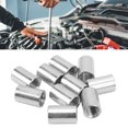 thumbnail image 4 of Round Coupling Nut, M10x1.5 Threaded Sleeve Rod 10 Pcs Precise Stainless Steel L20mm  For Replacement, 4 of 8