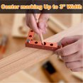 thumbnail image 4 of Woodworking Center Finder Tool, Corrosion Resistance Small Square  For Drill Straight Center Hole, 4 of 8