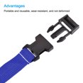 thumbnail image 3 of Unique Bargains 2m Adjustable with Quick Release Buckle Luggage Straps, Blue 2 Pack, 3 of 5
