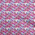 thumbnail image 1 of oneOone Rayon Fuschia Pink Fabric Abstracts Sewing Craft Projects Fabric Prints By Yard 56 Inch Wide, 1 of 5