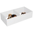 thumbnail image 1 of PawHut Boîte de Mise Bas pour Chiens Moyens, 77 Pouces x 38 Pouces, 1 of 10