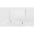 thumbnail image 1 of Pemberly Row Plastic 24"x24" Partition Extender with Tape in Frosted White, 1 of 4