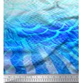 thumbnail image 3 of Soimoi Poly Georgette Fabric Tribal Panel Printed Craft Fabric by The Yard 42 Inch Wide, 3 of 3