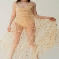 thumbnail image 3 of Jupe en Maille Transparente Taille Haute pour Femmes, Tenue de Plage, Jupe Maxi Plissée, 3 of 5
