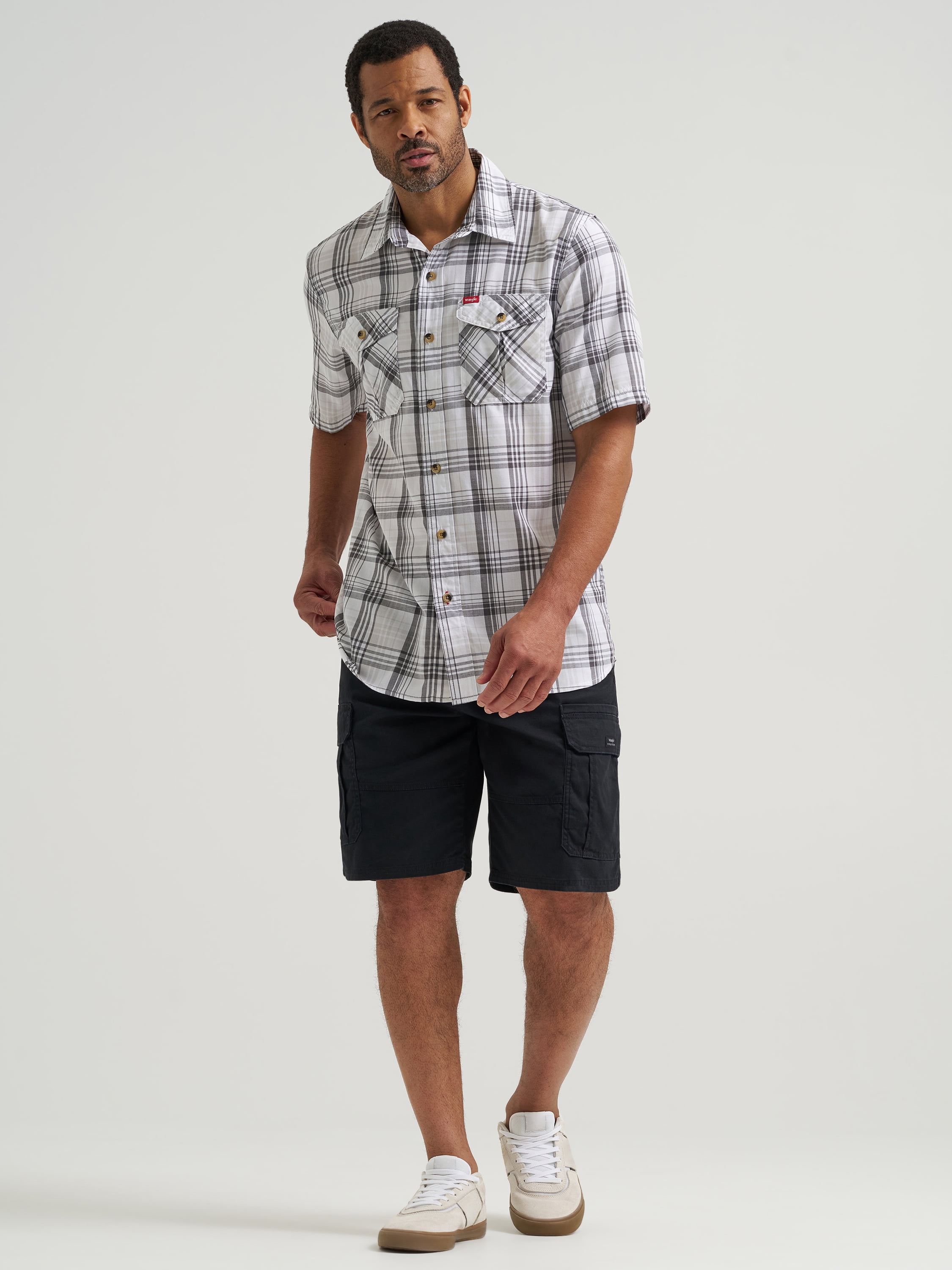 Chemise tissée à manches courtes pour hommes Wrangler