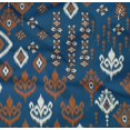 thumbnail image 4 of oneOone Organic Cotton Poplin Twill Fabric Block & Geometric Ikat Print Fabric BTY 42 Inch Wide, 4 of 4