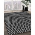 thumbnail image 3 of Ahgly Tapis d'Intérieur Lavable en Machine Carré Transitionnel Gris Minuit, 5 Pieds Carré, 3 of 7
