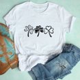 thumbnail image 4 of Birdeem T-Shirt Décontracté pour Femmes à Imprimé de la Saint-Patrick, Chandail à Manches Courtes, Hauts, Chemise, 4 of 7
