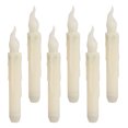 thumbnail image 3 of 6pcs LED Simulation Long Candle Lights Electronic Flameless Taper Candles Romantic Party Decor for Halloween Thanksgiving Wedding (Flickering Yellow Light 2.0*17), 3 of 7