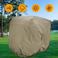 thumbnail image 1 of destyer Golf Cart Cover Waterproof Zipper Buggy Sun Protector Rain Cover Khaki, 1 of 9