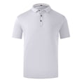 thumbnail image 3 of Dealovy 2pc Womens Plus Size Tops Short Sleeve Lapel Collared Quick Dry Athletic Golf Active Gym T-Shirts, 3 of 5