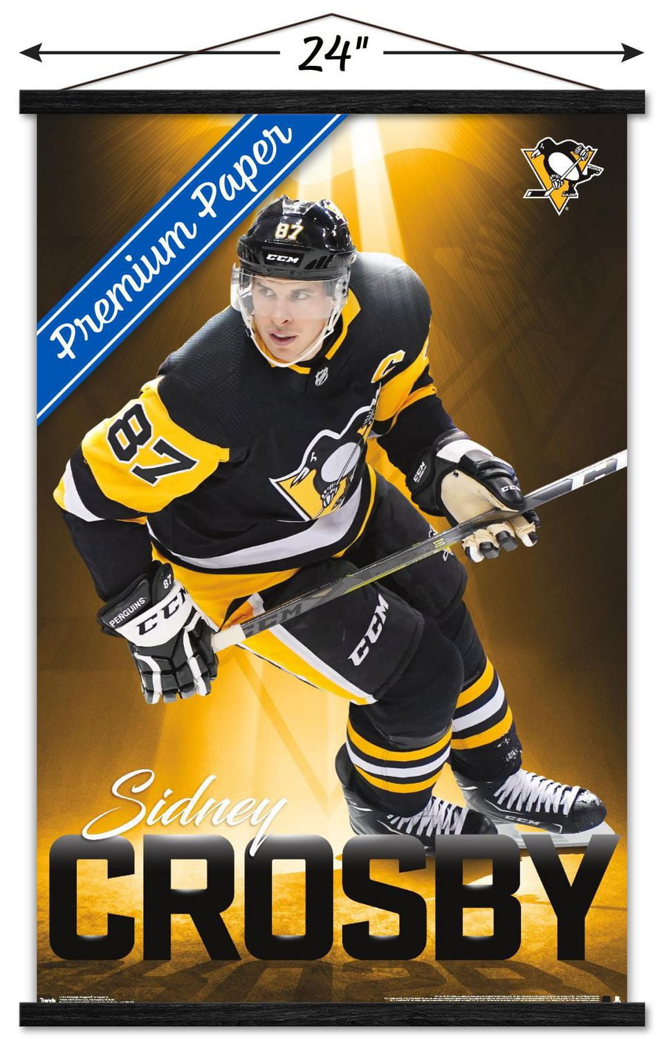 NHL Pittsburgh Penguins - Sidney Crosby 18 Wall Poster