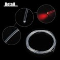 thumbnail image 3 of Unique Bargains 1 Pcs 2mm 0.08' 5m 16.40ft Universal Glow Optic Fiber Cable Car Light Decoration Clear, 3 of 7