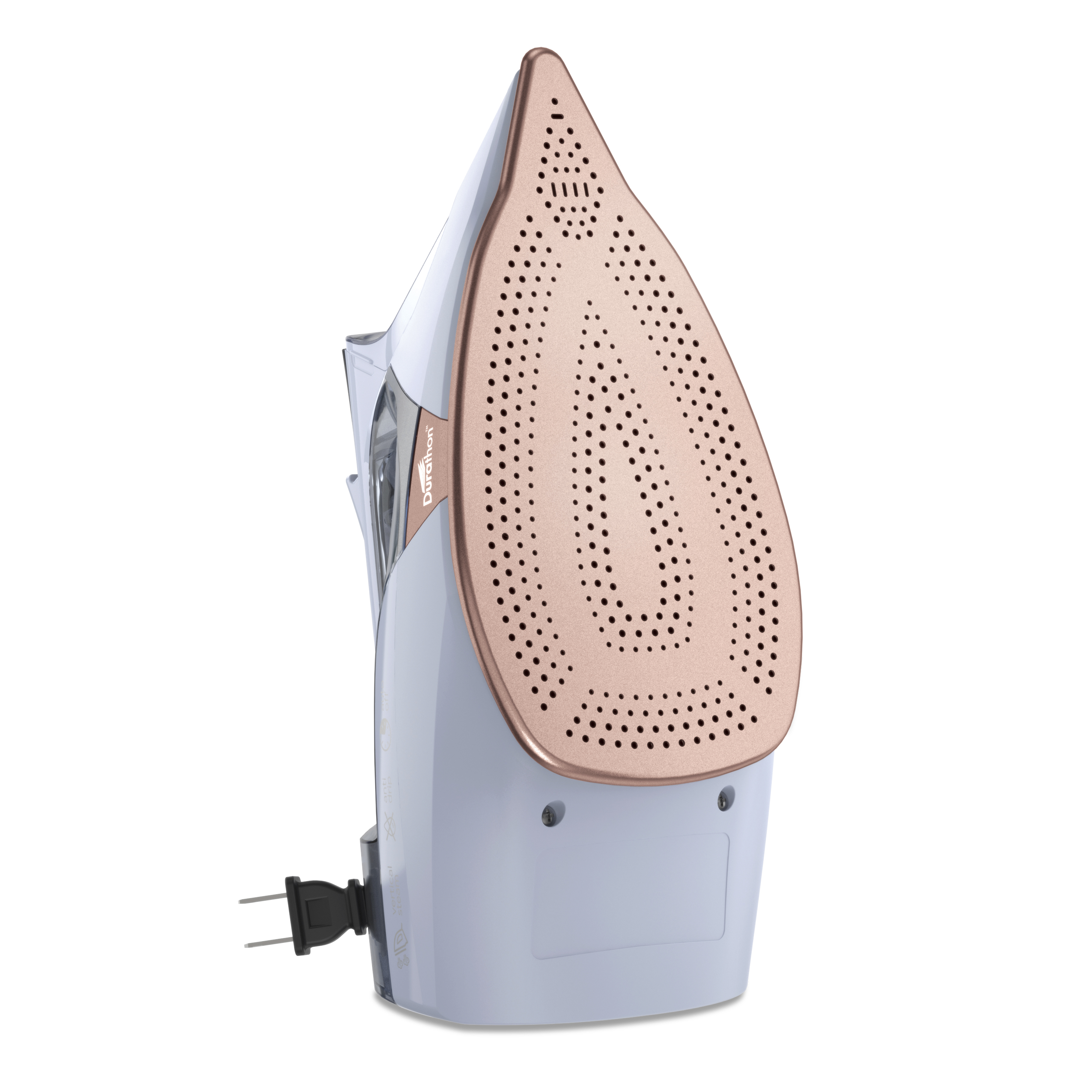Hamilton Beach Durathon Digital Steam Iron, Nonstick Soleplate, Retractable Cord, Light Blue, 19510-CA