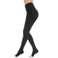 thumbnail image 1 of Collants de Compression, Collants de Compression à Soutien Gradué, Bas de Compression pour Varices pour la Circulation. Noir Bout Exposé TTG, 1 of 6