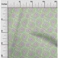 thumbnail image 2 of oneOone Cotton Poplin Green Fabric Asian Paisley Block Sewing Craft Projects Fabric Prints By Yard 56 Inch Wide, 2 of 5