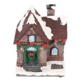 thumbnail image 1 of LED Lighted Christmas Village House Vintage Exquisite Landscaping Christmas House Home Decor Presents, 1 of 7